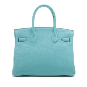 Hermes Blue Atoll Togo Birkin Retourne 30 2