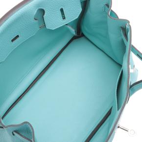 Hermes Blue Atoll Togo Birkin Retourne 30 3
