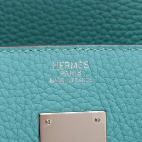 Hermes Blue Atoll Togo Birkin Retourne 30 6