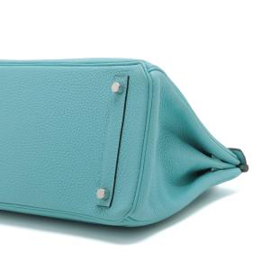 Hermes Blue Atoll Togo Birkin Retourne 30 7