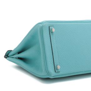 Hermes Blue Atoll Togo Birkin Retourne 30 8