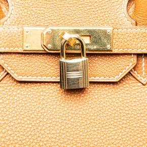 Hermes Gold Togo Birkin Retourne 35 11