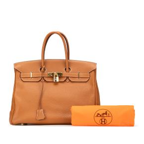 Hermes Gold Togo Birkin Retourne 35 2