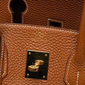 Hermes Gold Togo Birkin Retourne 35 5