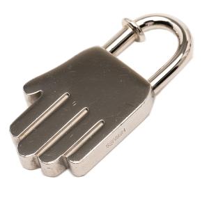 Hermes Palladium Plated Annee de la Main Hand Cadena Charm 2