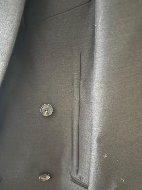 The Row Black Wool/Silk Blend Sandon Blazer 3