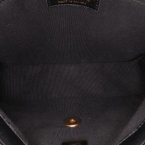 Chanel Black Mini Square Quilted Lambskin Bijoux Logo Chain Flap 4