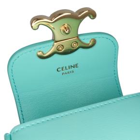Celine Leather Triomphe AirPods Case with Strap 5