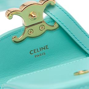 Celine Leather Triomphe AirPods Case with Strap 7