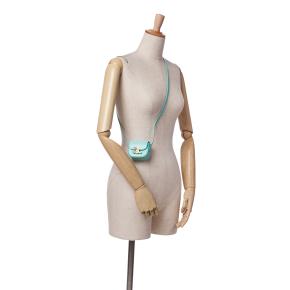 Celine Leather Triomphe AirPods Case with Strap 9