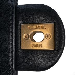 Chanel Small Black Lambskin Chic Pearls Flap 7