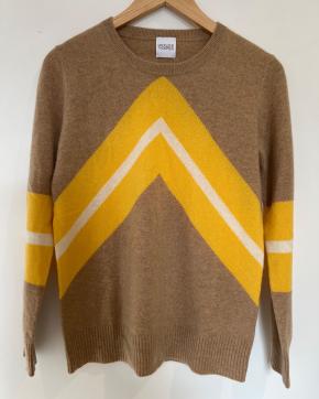 Madeline Thompson Chevron Cashmere Jumper 19