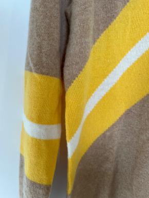 Madeline Thompson Chevron Cashmere Jumper 5
