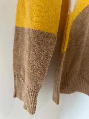 Madeline Thompson Chevron Cashmere Jumper 3