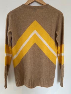 Madeline Thompson Chevron Cashmere Jumper 4