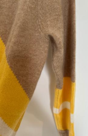 Madeline Thompson Chevron Cashmere Jumper 15