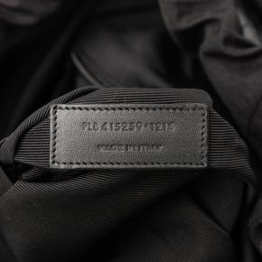 Saint Laurent Black Croc Embossed Leather Backpack 6