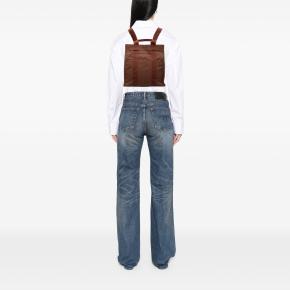 Hermes Brown Canvas Herline Backpack PM 6