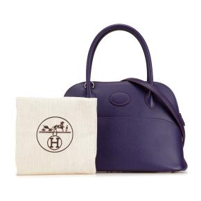 Hermes Purple Epsom Bolide 27 8