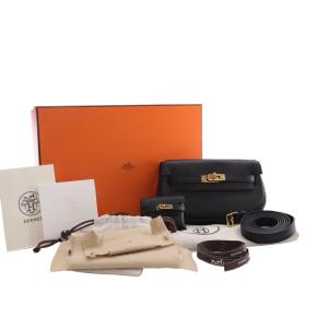 Hermes Black Swift Kelly Moove 15