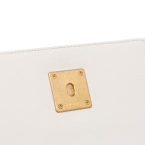 Chanel White Small CC Quilted Calfskin Crystal Pearl Full Flap 8