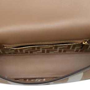 Fendi Striped Pequin Canvas Baguette 5