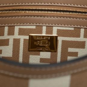 Fendi Striped Pequin Canvas Baguette 6