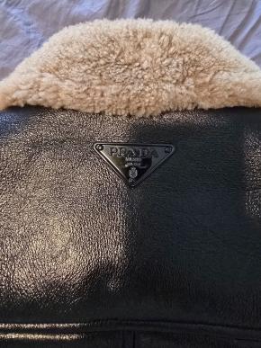 Prada Leather/Shearling Jacket 7