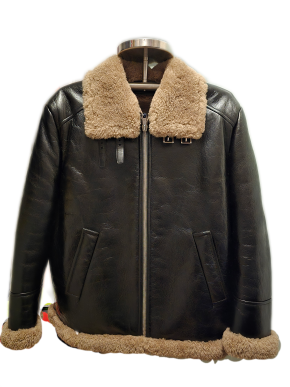 Prada Leather/Shearling Jacket 4