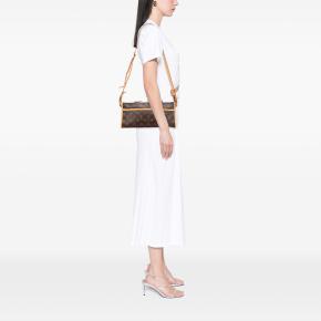 Louis Vuitton Coated Canvas Monogram Popincourt Long 10