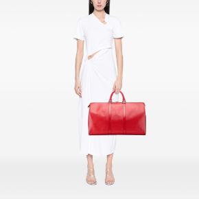 Lousi Vuitton Red Epi Leather Keepall 50 11