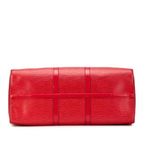 Lousi Vuitton Red Epi Leather Keepall 50 3