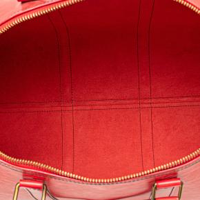 Lousi Vuitton Red Epi Leather Keepall 50 4