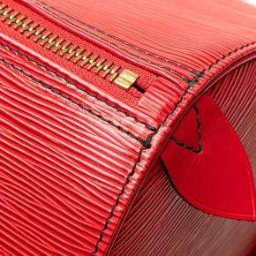 Lousi Vuitton Red Epi Leather Keepall 50 8