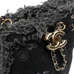 Chanel Mini Denim Mood Bucket with Chain 6