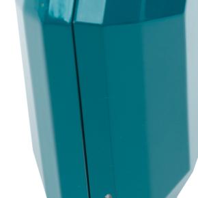 Chanel Blue Ombre Acrylic Clutch on Chain 7