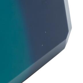 Chanel Blue Ombre Acrylic Clutch on Chain 8