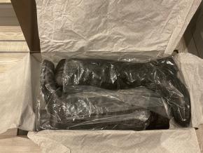 Gucci Black Leather Maud Riding Boots 7