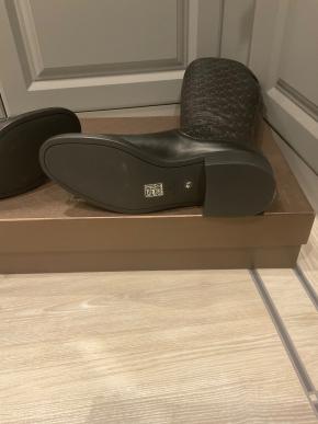 Gucci Black Leather Maud Riding Boots 5