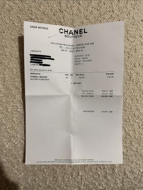 Chanel Black Grained Caviar Classic Small Wallet 9