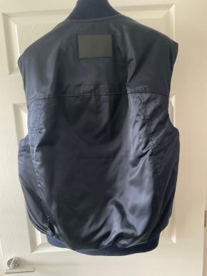 JW Anderson Marine Blue Bomber Gilet Jacket 3
