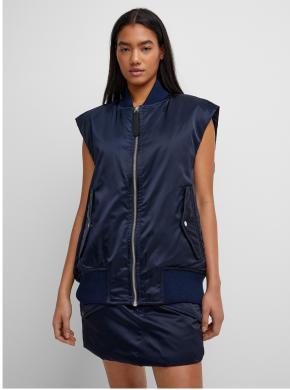JW Anderson Marine Blue Bomber Gilet Jacket 2