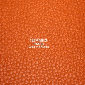 Hermes Orange Bicolor Clemence and Swift Picotin Lock 22 5