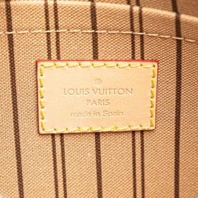 Louis Vuitton Coated Canvas Monogram Neverfull Pochette 5