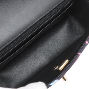 Chanel Multi Coloured CC Mini Rectangular Quilted Jersey Flap 3