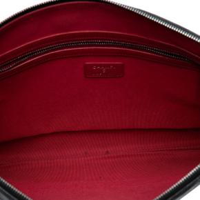 Chanel Black Large Aged Calfskin Gabrielle O Case Clutch 4