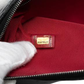 Chanel Black Large Aged Calfskin Gabrielle O Case Clutch 6