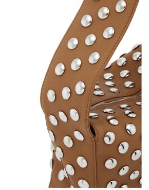 Khaite Tan Leather Shoulder Bag - Current Season 4