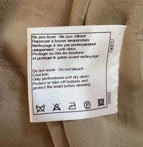 Chanel Red Collarless Tweed Jacket 5