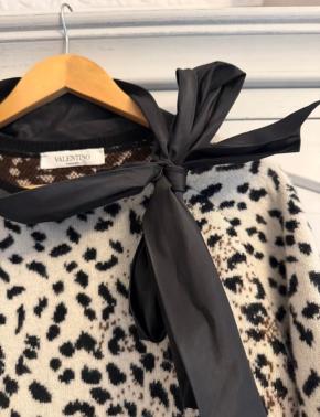 Valentino  Leopard Jacquard Wool-Blend Jumper 4